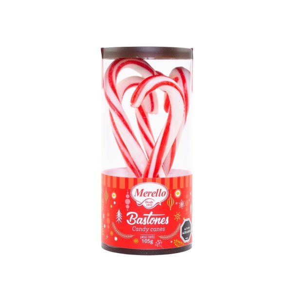 Bastones de Navidad Cilindro 5 Unidades