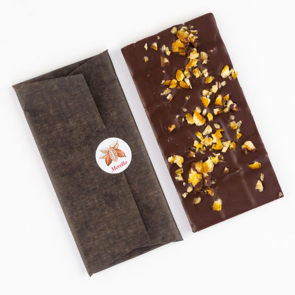 Chocolate Bitter 54% Naranja Confitada 75g - Imagen 2