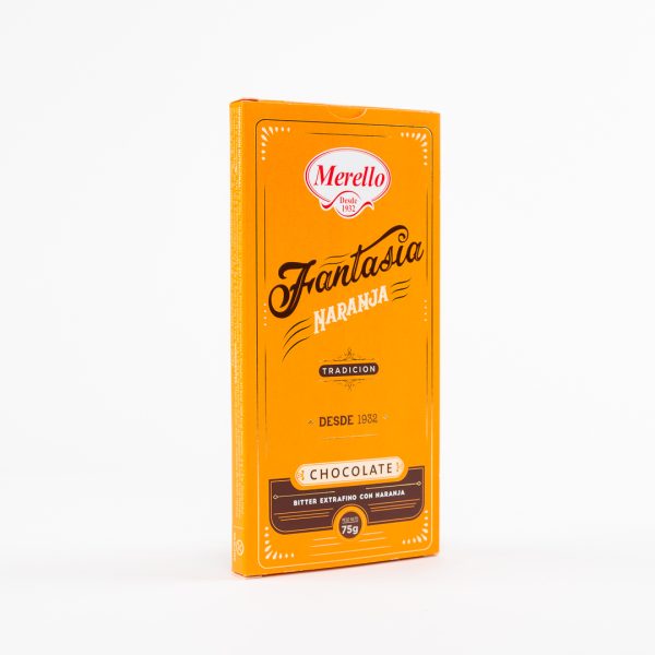 Chocolate Bitter 54% Naranja Confitada 75g