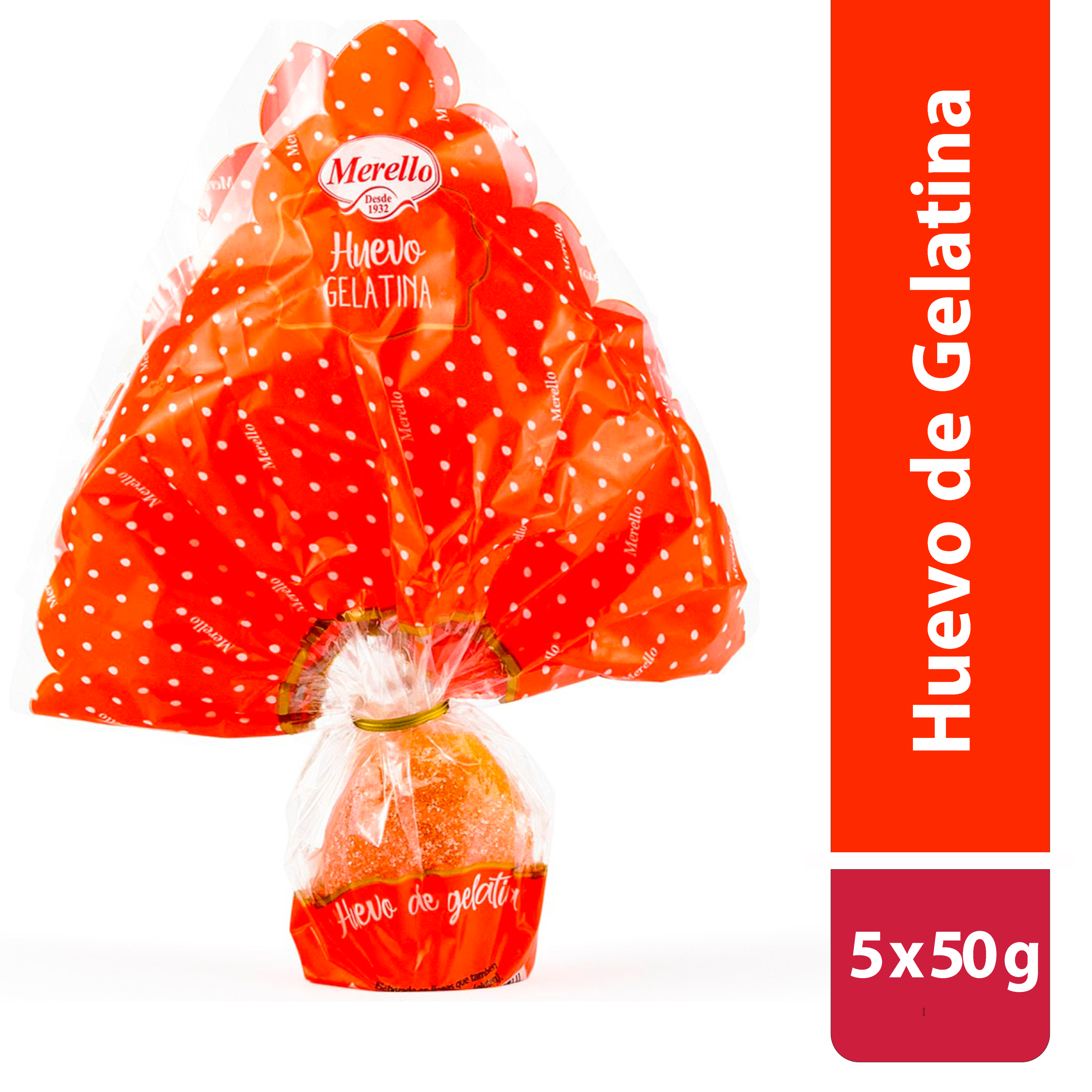 Huevo de Gelatina en Pañuelo 5 x 50 g – Gomitas Tradicionales