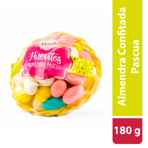 Almendras Confitadas en Canasto de Mimbre – Pascua Tradicional 180 g