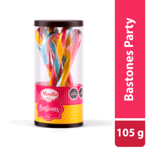 Bastones Party Merello 105 g – Dulces de Colores para Fiestas y Celebraciones