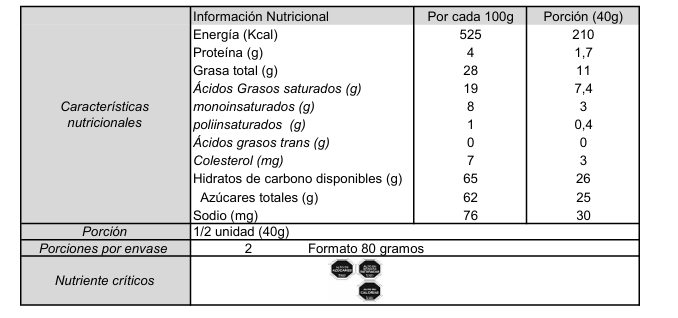 Tableta Chocolate Cookie- 80Gr - Imagen 4