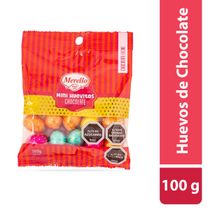 Mini Huevitos de Chocolate Macizo Merello 100 g – Huevitos de Pascua