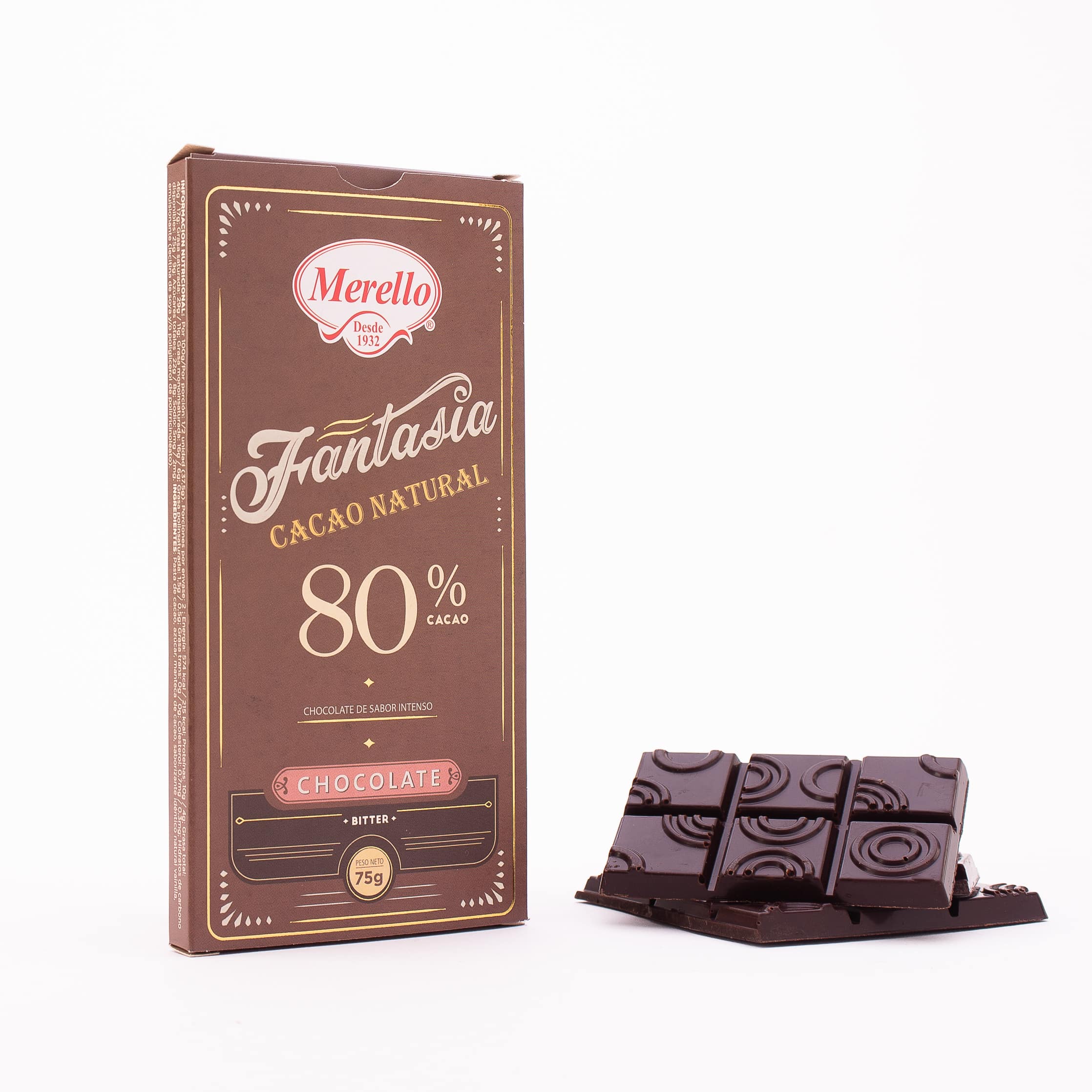 Tableta Chocolate 80% cacao