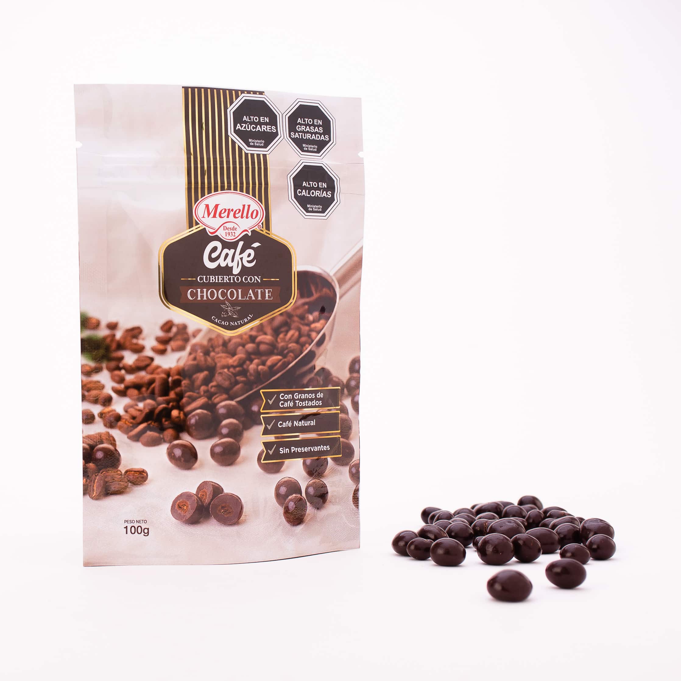 Granos de Café Cubiertos con Chocolate Bitter