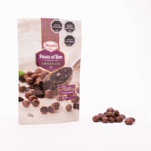 Pasas al Ron Bañadas en Chocolate de Leche