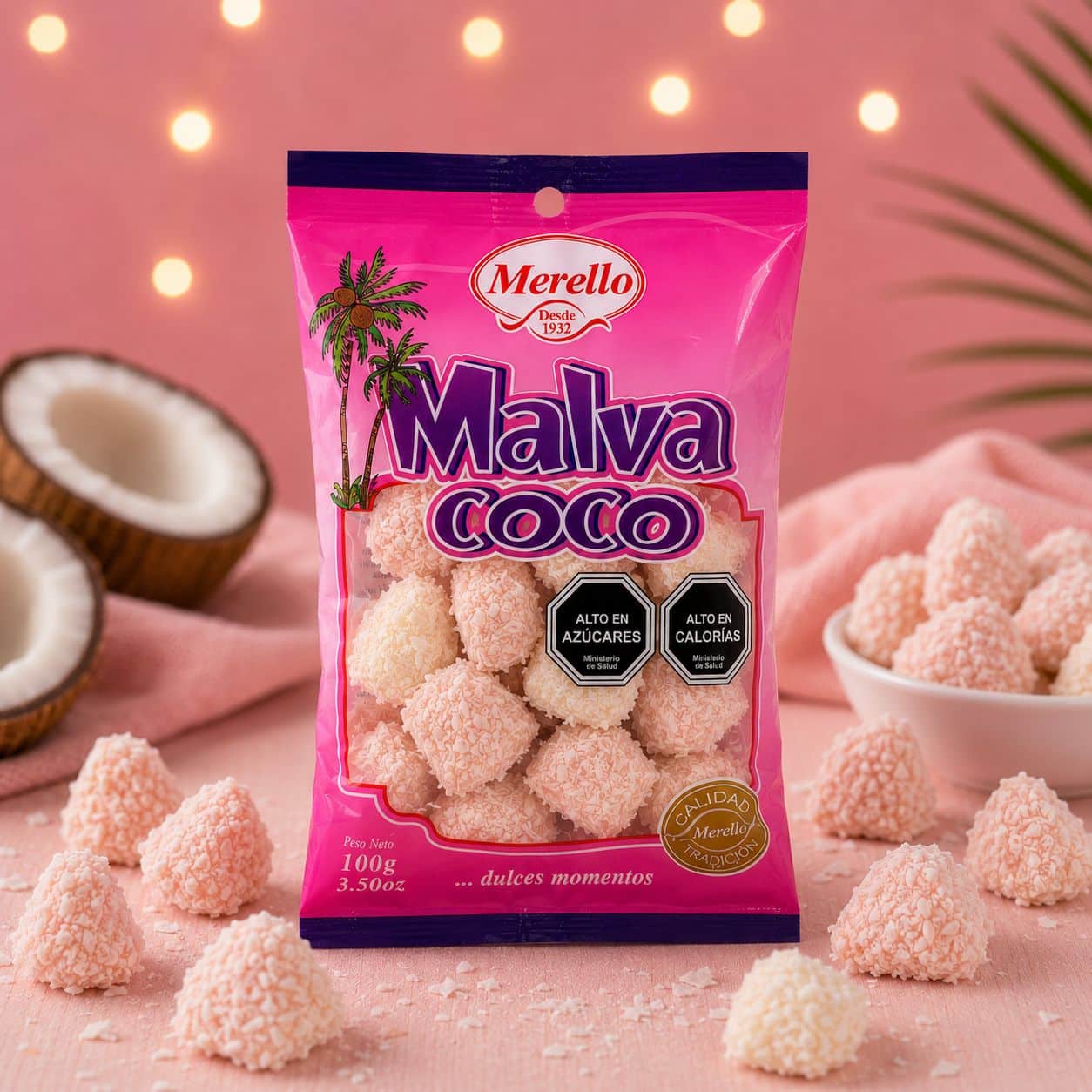 MALVA COCO MERELLO 100G - Imagen 2