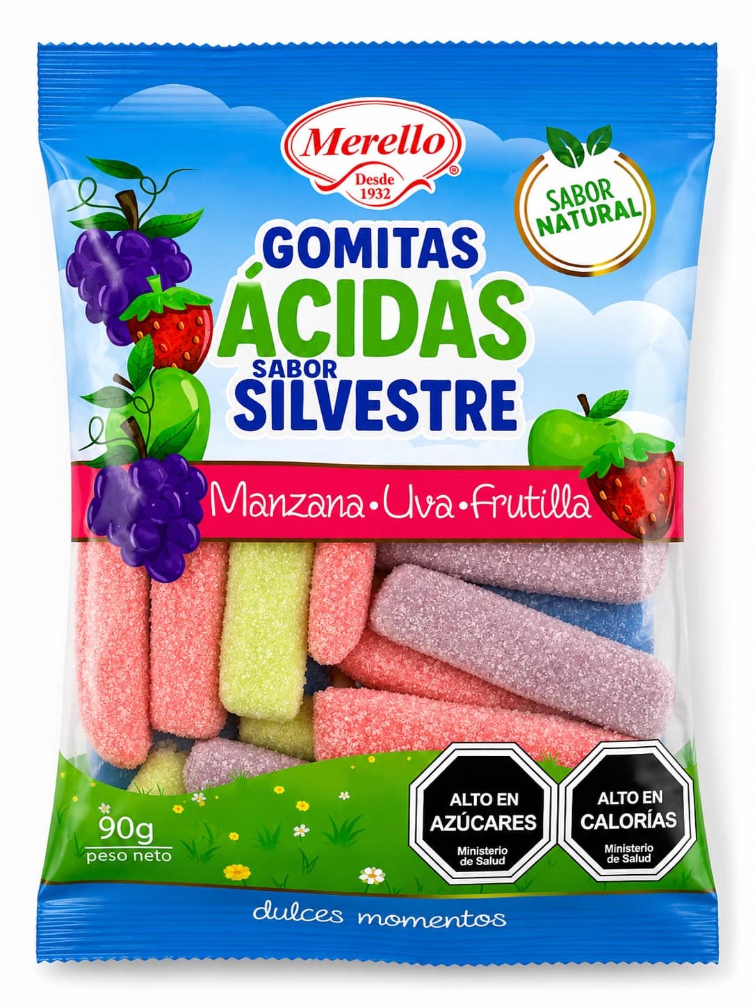 Gomitas ácidas silvestre 90 G